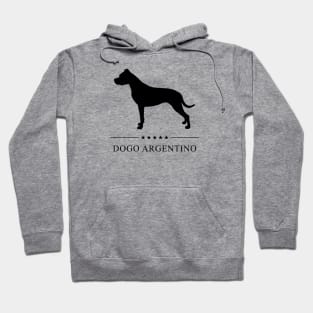 Dogo Argentino Black Silhouette Hoodie